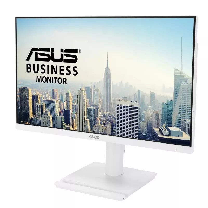 27 Zoll ASUS VA279QGS-W LCD-Monitor, 1920x1080 Full HD, IPS, 1 ms, 350 cd/m², USB 3.2 Hub, Lautsprecher, VESA, höhenverstellbar, weiß