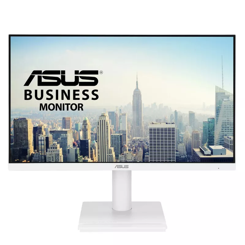 27 Zoll ASUS VA279QGS-W LCD-Monitor, 1920x1080 Full HD, IPS, 1 ms, 350 cd/m², USB 3.2 Hub, Lautsprecher, VESA, höhenverstellbar, weiß