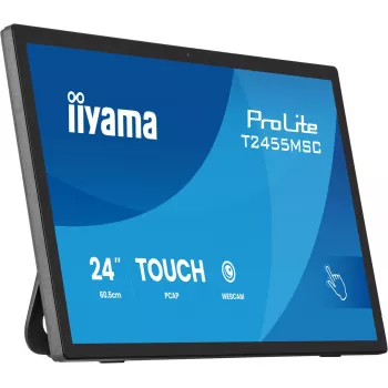 Touch-Bedienpanel IIYAMA T2455MSC-B2 23,8 Zoll IPS 1920×1080, Lautsprecher, VESA, schwarz