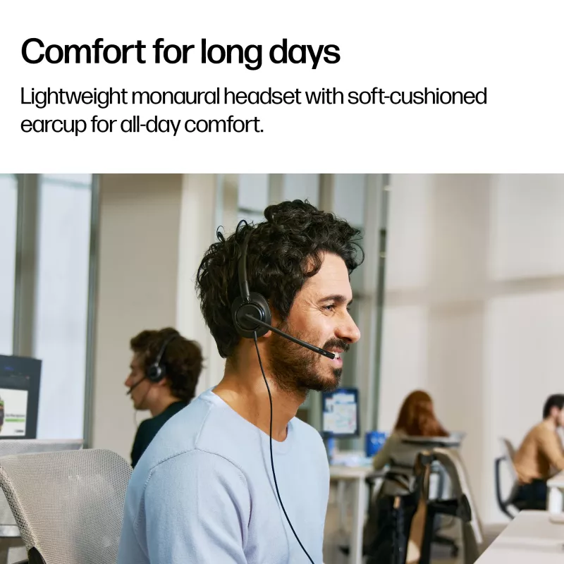 Kabelgebundenes Stereo-Headset HP Poly Mission 425 Classic USB, Over-Ear, 126 g