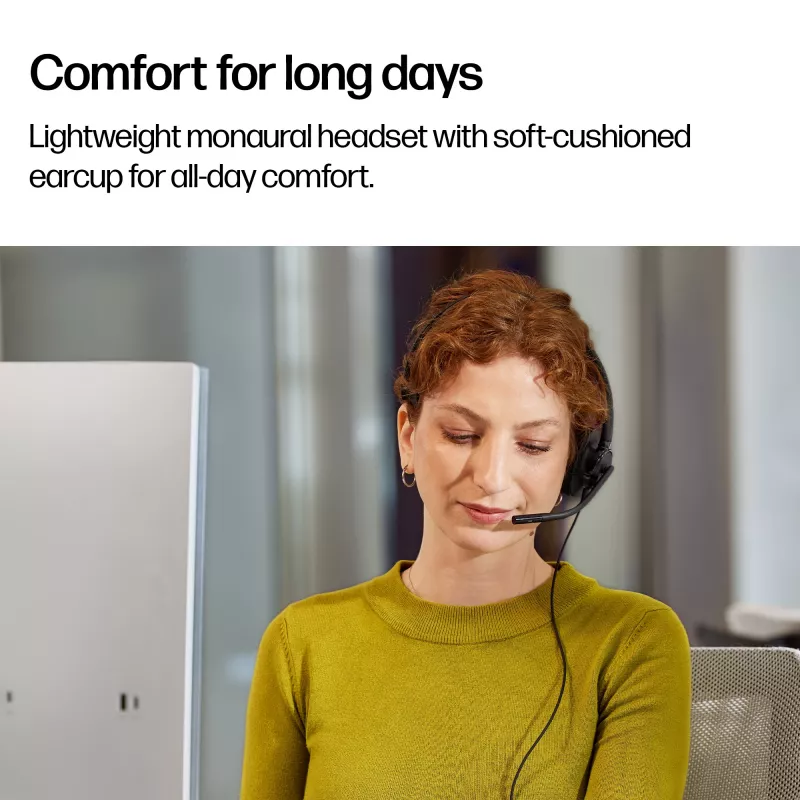 Kabelgebundenes Stereo-Headset HP Poly Mission 425 Classic USB, Over-Ear, 126 g