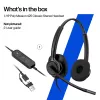 Kabelgebundenes Stereo-Headset HP Poly Mission 425 Classic USB, Over-Ear, 126 g