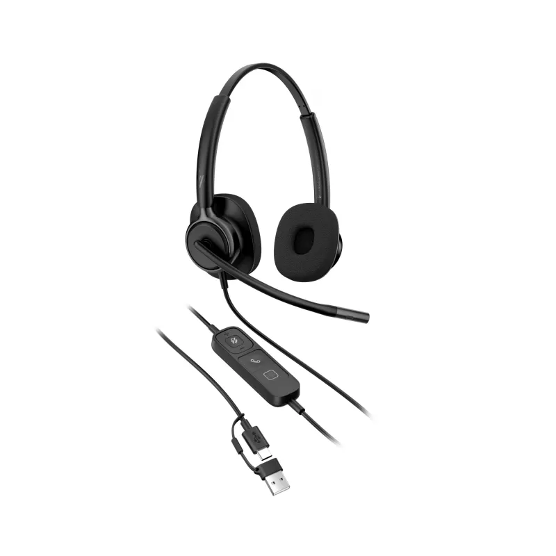 Kabelgebundenes Stereo-Headset HP Poly Mission 425 Classic USB, Over-Ear, 126 g