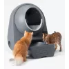Selbstreinigende Katzen-Toilette Catlink Pro-X Luxury — 65 L Kapazität, Grau, 580×600 mm