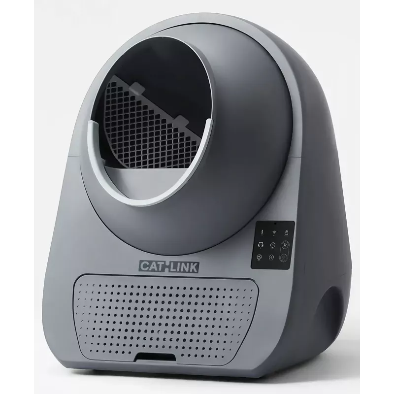 Selbstreinigende Katzen-Toilette Catlink Pro-X Luxury — 65 L Kapazität, Grau, 580×600 mm