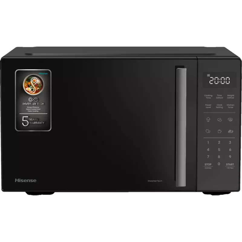 Hisense H23MOBS4HI Schwarz Solo Mikrowelle Arbeitsplatte 23 L 900 W