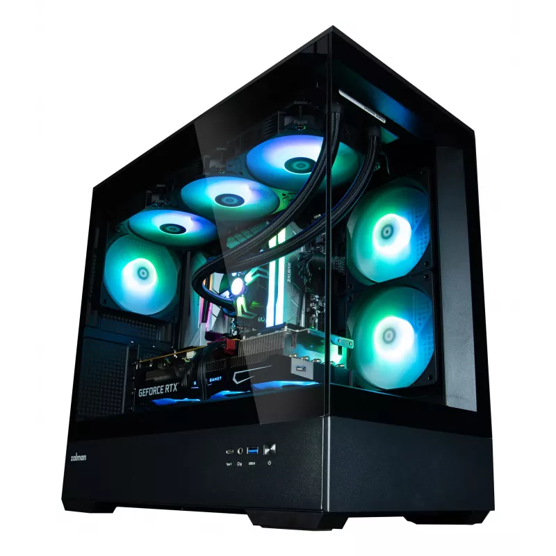 Zalman P30 Mini Tower Schwarz