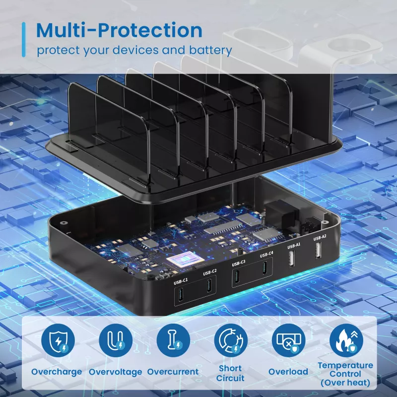 Ewent EW1335 Ladegerät für Mobilgeräte Universal Schwarz AC Schnellladefunktion Indoor