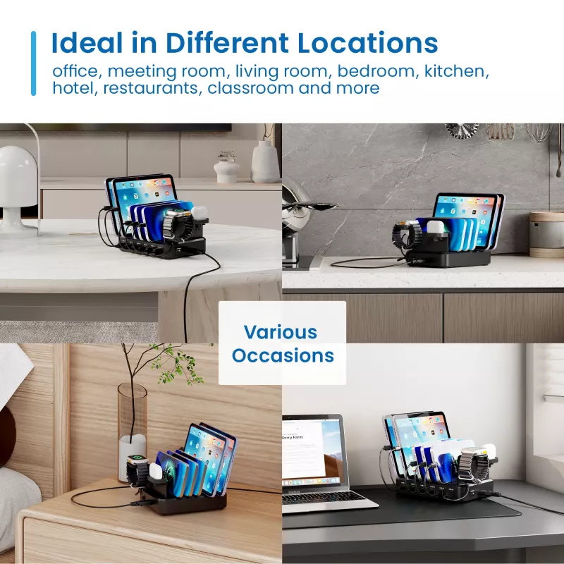 Ewent EW1335 Ladegerät für Mobilgeräte Universal Schwarz AC Schnellladefunktion Indoor