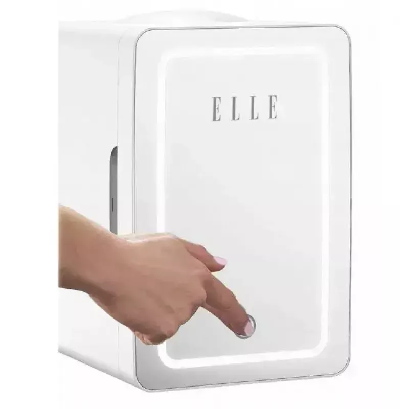 Minikühlschrank mit LED-Schminkspiegel Elle ESDAF01WHEU 6 L weiß