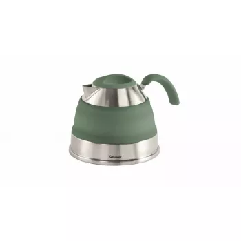 Outwell Collaps Kettle 1,5 l – zusammenklappbarer Campingkessel, Shadow Grün