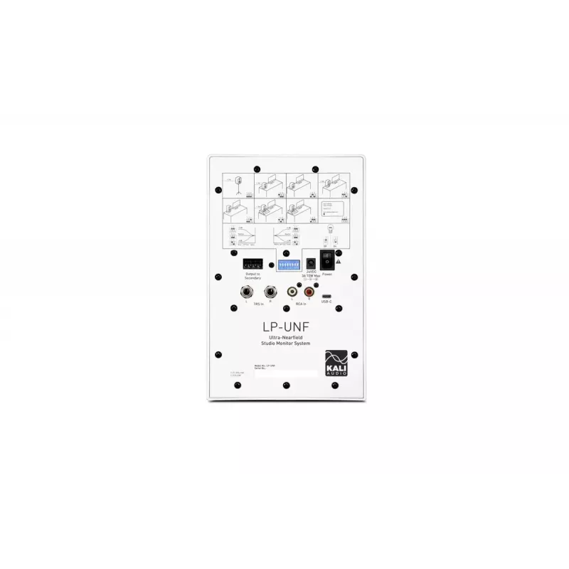 Nahfeld-Monitorständer Kali Audio LP-UNF WH für Studio-/Desktop-Monitore, weiß, mit Bluetooth