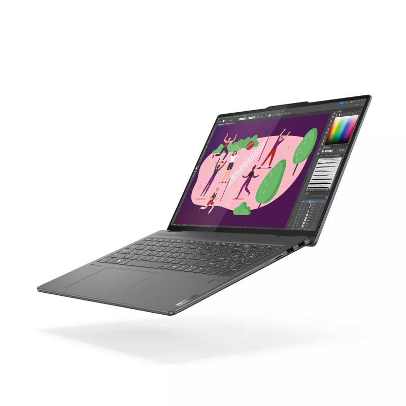 Lenovo Yoga 7 2-in-1 16IML9 Intel Core Ultra 7 155U Hybrid (2-in-1) 40,6 cm (16 Zoll) Touchscreen WUXGA 16 GB LPDDR5x-SDRAM 1 TB SSD Wi-Fi 6E (802.11ax) Windows 11 Home US English Grau