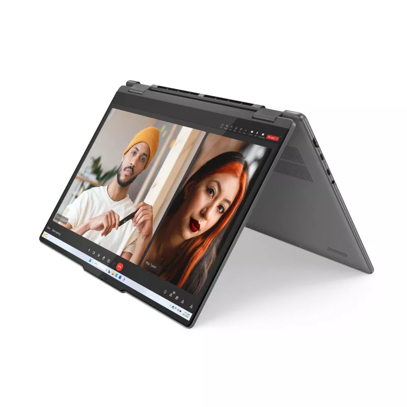 Lenovo Yoga 7 2-in-1 16IML9 Intel Core Ultra 7 155U Hybrid (2-in-1) 40,6 cm (16 Zoll) Touchscreen WUXGA 16 GB LPDDR5x-SDRAM 1 TB SSD Wi-Fi 6E (802.11ax) Windows 11 Home US English Grau