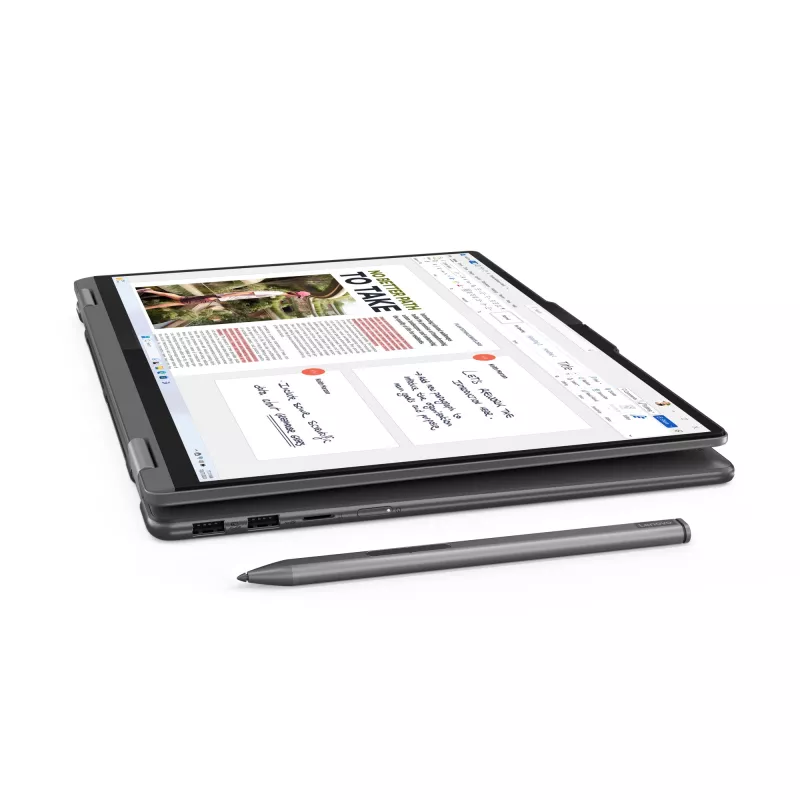 Lenovo Yoga 7 2-in-1 16IML9 Intel Core Ultra 7 155U Hybrid (2-in-1) 40,6 cm (16 Zoll) Touchscreen WUXGA 16 GB LPDDR5x-SDRAM 1 TB SSD Wi-Fi 6E (802.11ax) Windows 11 Home US English Grau
