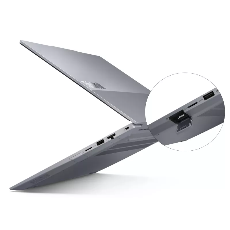 Lenovo ThinkBook 14 G6+ IMH Intel Core Ultra 5 125H Laptop 36,8 cm (14,5 Zoll) WQXGA 16 GB LPDDR5x-SDRAM 512 GB SSD Wi-Fi 6E (802.11ax) Windows 11 Pro US Englisch Grau