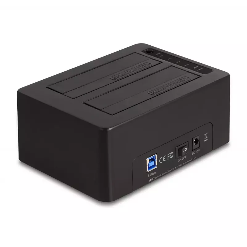 HDD/SSD-Gehäuse DeLOCK 64187 Schwarz 2,5/3,5 Zoll 5 Gbit/s