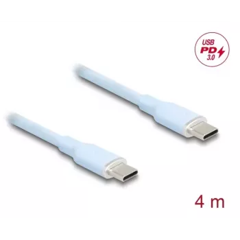 DeLOCK USB-Kabel USB 2.0 4 m USB-C Blau 81236