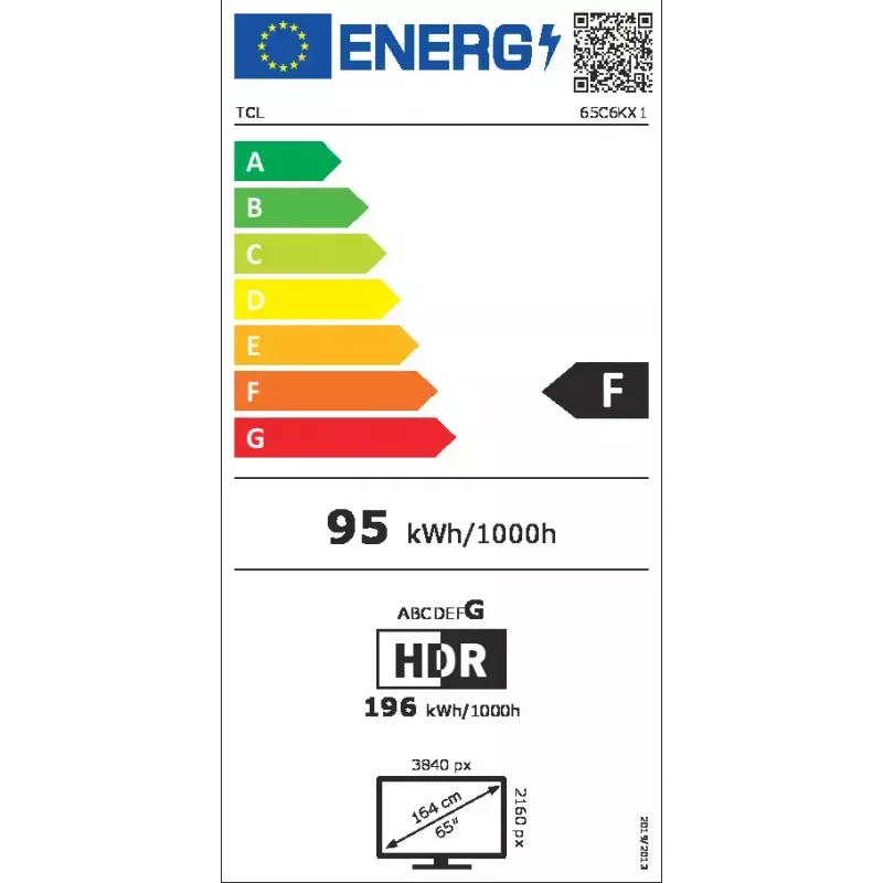 TCL C6K 65C6K TV 165,1 cm (65 Zoll) 4K Ultra HD Smart TV Wi-Fi Metallic