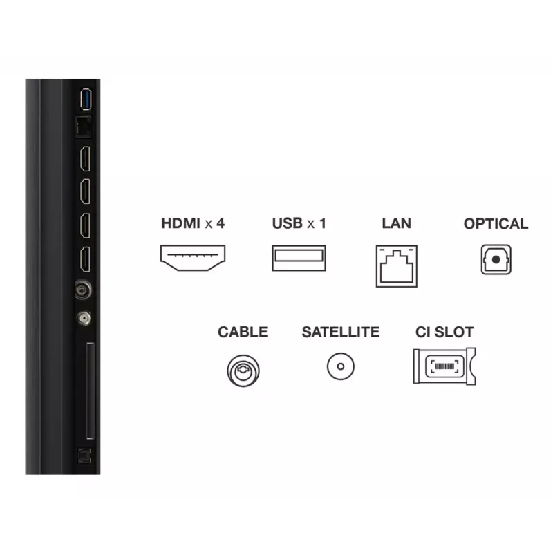 TCL C6K 65C6K TV 165,1 cm (65 Zoll) 4K Ultra HD Smart TV Wi-Fi Metallic
