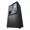 LG InstaView GMG960EVJE Side-by-Side-Kühlschrank Freistehend 638 L Schwarz