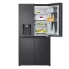 LG InstaView GMG960EVJE Side-by-Side-Kühlschrank Freistehend 638 L Schwarz