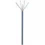 Netzwerkkabel GOOBAY 96096 Cat6a U/UTP auf Rolle, 100 m, blau