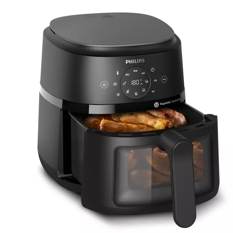 Philips 2000 series NA220/00 Fritteuse Einzel 4,2 L Standgerät 1500 W Heißluftfritteuse Schwarz