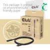 USB-C 40Gbps Verlängerungskabel 1 m — club 3d, USB C auf USB C, Schwarz