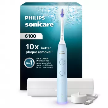 Philips Sonicare 6100 series Series 6100 HX7406/02 Wiederaufladbare Zahnbürste