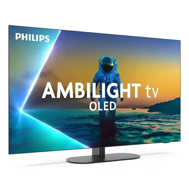 Philips Ambilight 55OLED810/12 TV 139,7 cm (55 Zoll) 4K Ultra HD Smart-TV Wi-Fi Grau