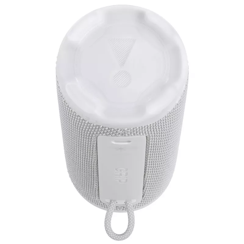 Mono-Lautsprecher JBL Grip Mono Weiß — 16 W RMS, Bluetooth, USB-C, integrierter Akku