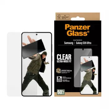 PanzerGlass ® Displayschutz Samsung Galaxy S26 Ultra | Ultra-Wide Fit mit EasyAligner