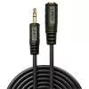 Lindy 2m Premium Audio 3,5mm Klinken-Verlängerungskabel, 3,5mm, Stecker, 3,5mm, Buchse, 2 m, Schwarz