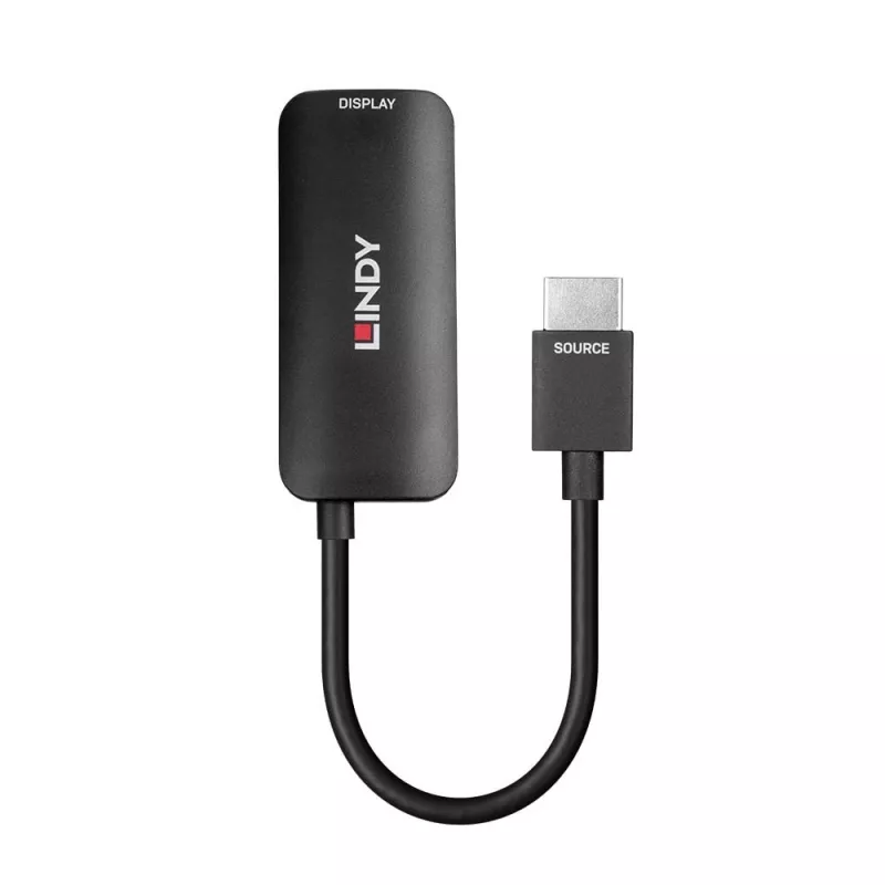 Lindy HDMI 8K60 auf DisplayPort 1.4 Konverter, 0,157 m, HDMI Typ A (Standard), DisplayPort, Stecker, Buchse, gerade