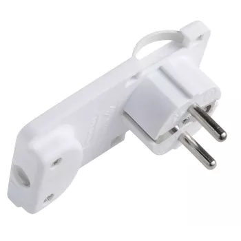 Microconnect PESCHPLUG-W Stromstecker-Adapter Typ F Weiß