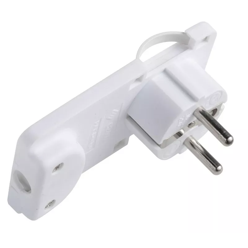 Microconnect PESCHPLUG-W Stromstecker-Adapter Typ F Weiß