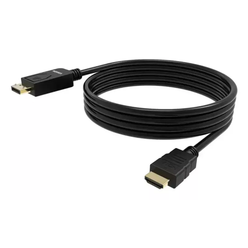 Videokabel-Adapter VISION TC 2MDPHDMI8K/BL — 2 m DisplayPort auf HDMI, 6 mm, Schwarz