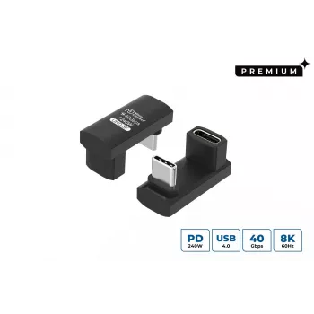 USB-C-Kabel MicroConnect Premium USB4 3x2 USB-C, USB4-kompatible Hochgeschwindigkeits-Daten- und Stromverbindung