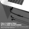 Equip 147945 Audiokabel 0,15 m 3,5 mm USB Typ-A Schwarz