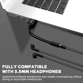 Equip 147945 Audiokabel 0,15 m 3,5 mm USB Typ-A Schwarz