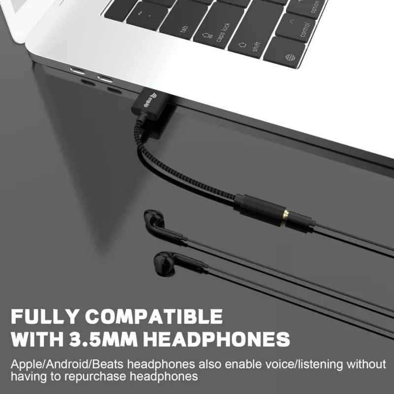 Equip 147945 Audiokabel 0,15 m 3,5 mm USB Typ-A Schwarz