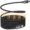 USB-C-auf-USB-C-Kabel VISION TC 1MUSBCMAG/BL — 1 m, USB 3.2 Gen 2 (3.1 Gen 2), schwarz, vernickelte Kontakte