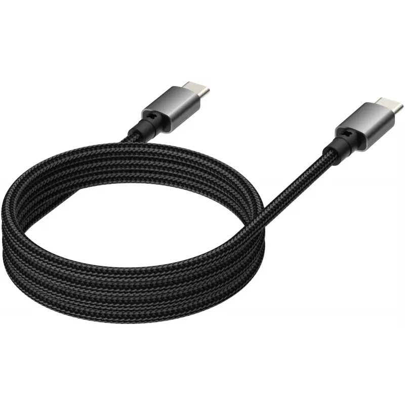 USB-C-auf-USB-C-Kabel VISION TC 1MUSBCMAG/BL — 1 m, USB 3.2 Gen 2 (3.1 Gen 2), schwarz, vernickelte Kontakte