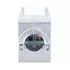 Intellinet Cat6a 10G geschirmter werkzeugloser schlank Keystone Jack, Orange