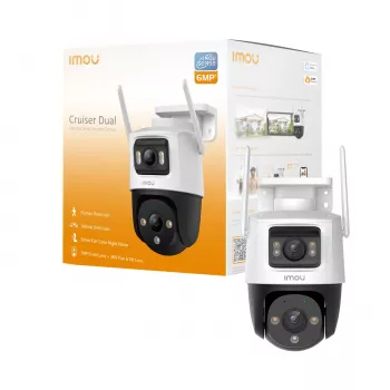 Imou Cruiser Dual 6MP Turret IP-Überwachungskamera Outdoor 2304 x 1296 Pixel Schreibtisch
