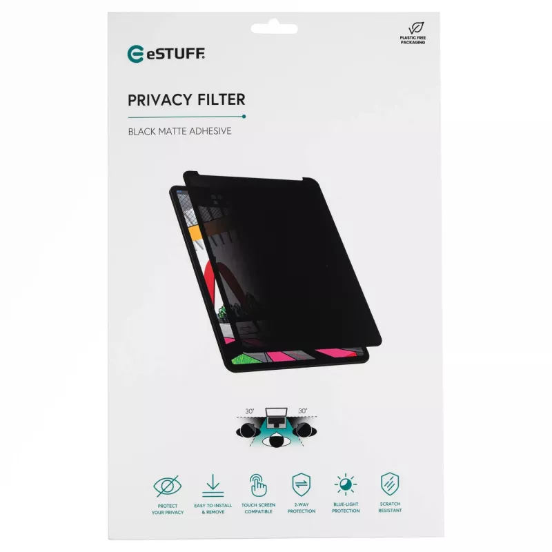 Blickschutzfilter eSTUFF GLBW13286190 16:9 Blendschutz