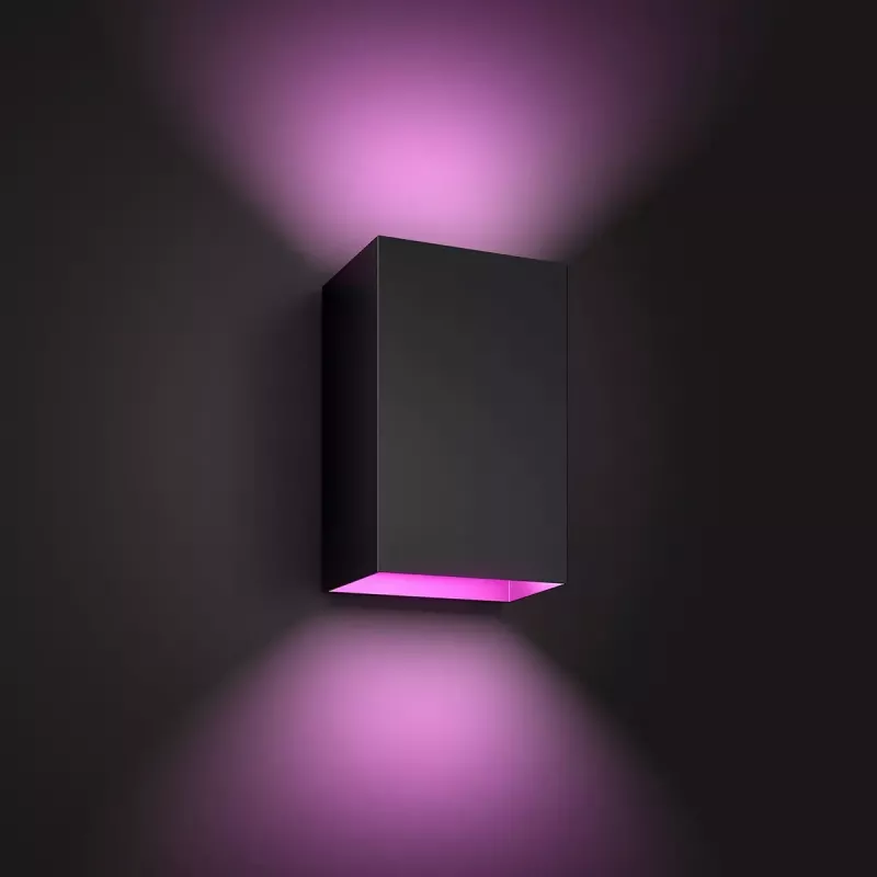 Außenwandleuchte Philips Hue White and Colour Ambience Resonate LED Schwarz