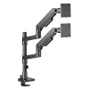 ACT Monitorarm 49 Zoll Office Premium, Gasfeder, Mastmontage, 2 Monitore
