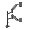 ACT Monitorarm 49 Zoll Office Premium, Gasfeder, Mastmontage, 2 Monitore